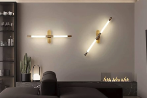 Illuminate Your Space with an Extra Long Tube Chrome Wall Lamp