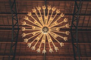 Grand Illumination: Extra Large Drum Chandelier for Hotel Banquet Hall