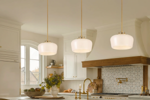 Creating a Soft Kitchen Island Glow with Frosted Glass Pendant Lighting