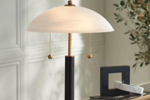 Enhance Your Modern Office Workspace with a Frosted Glass Desk Lamp