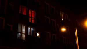 Small Apartment Lighting: Warm White Flush Mount