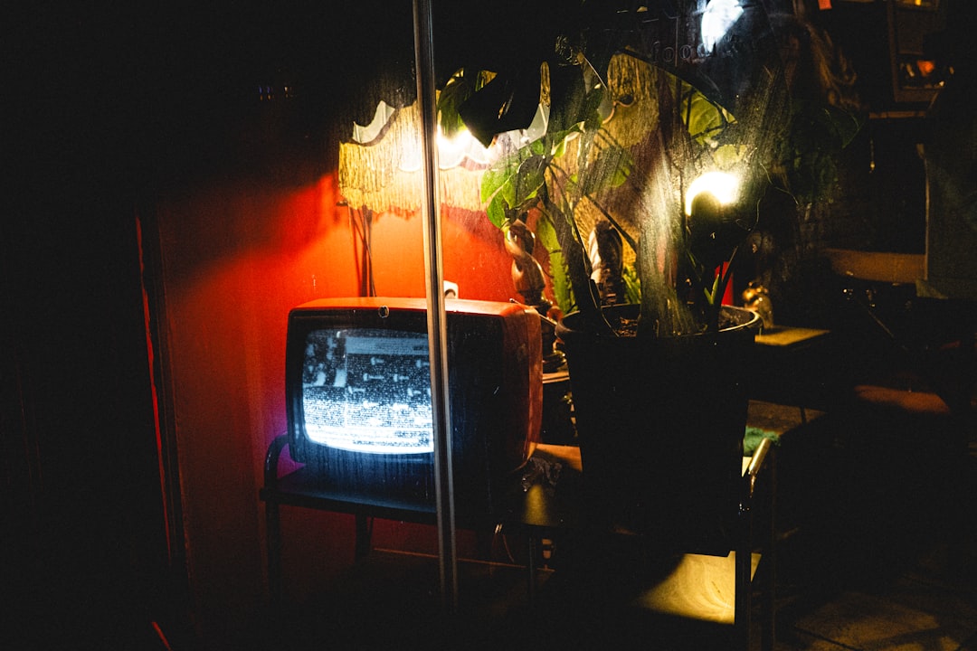 Photo retro living room lighting